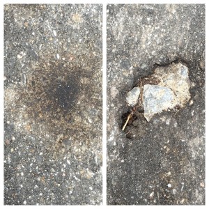 Oil Stain on driveway